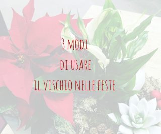 3 modi di usare il vischio nelle feste
